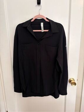 ALO Yoga | Tops | Alo Yoga Dreamscape Button Down Long Sleeve Blue
